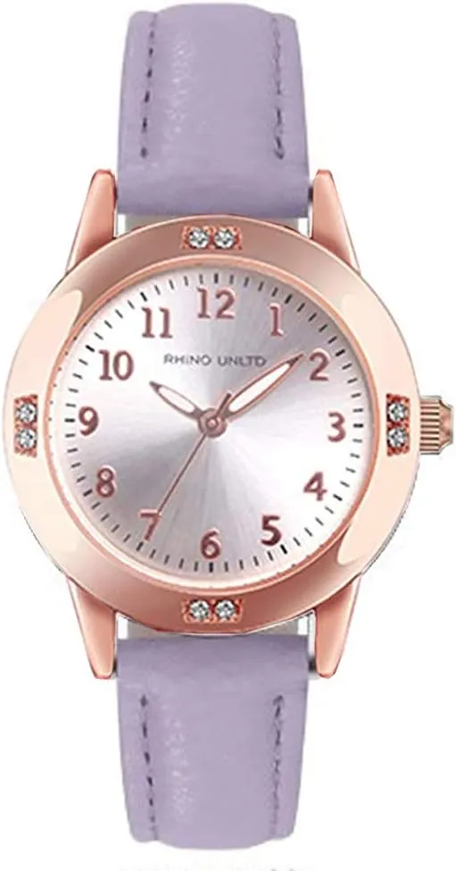 Band Quartz Movement Waterproof Business Classic Analog Watch with fifth illness avenue judge cabinet Genuine Leather Stainless Steel Band Elegant Ladies Watch Women's Leather 