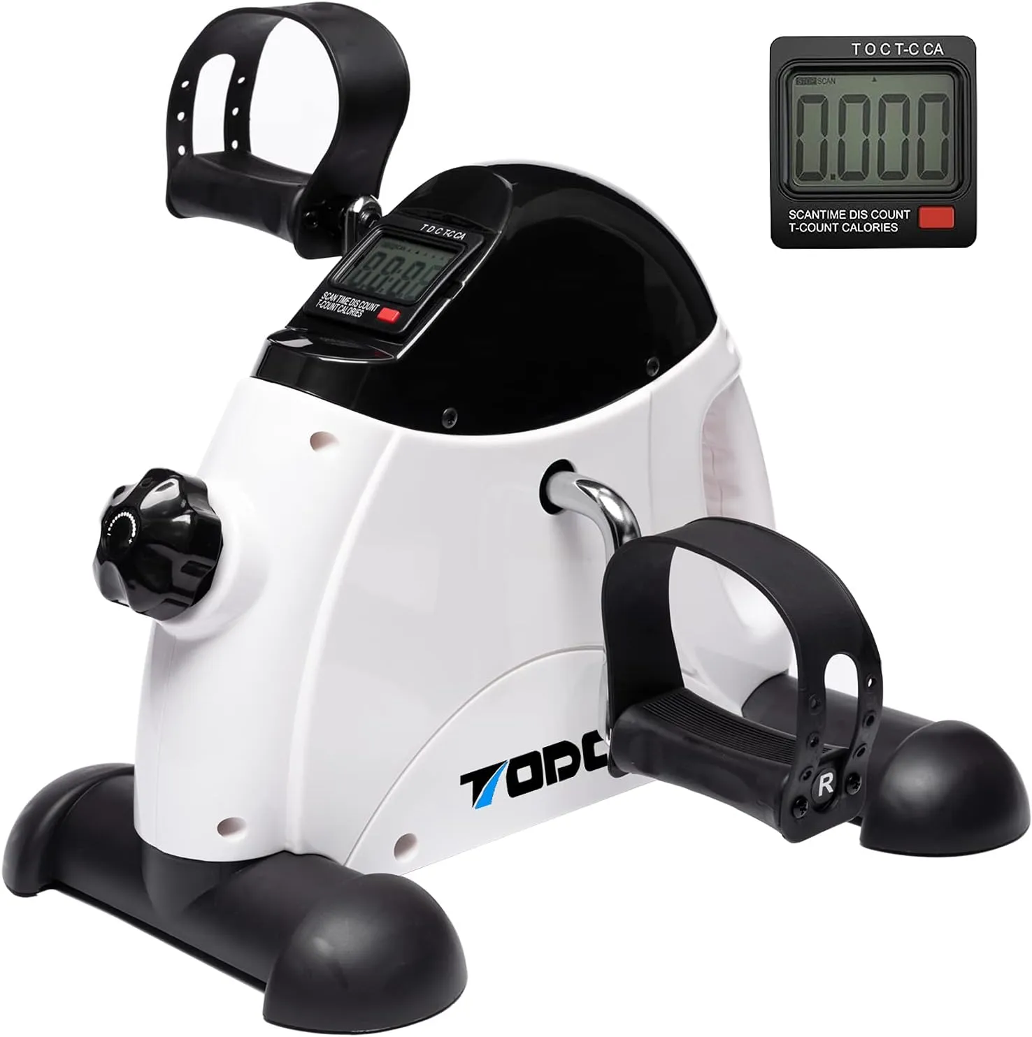 Bike TODO Pedal Exerciser sticky nevertheless Foot Peddler Portable Therapy Bicycle with Digital Monitor Mini Exercise 