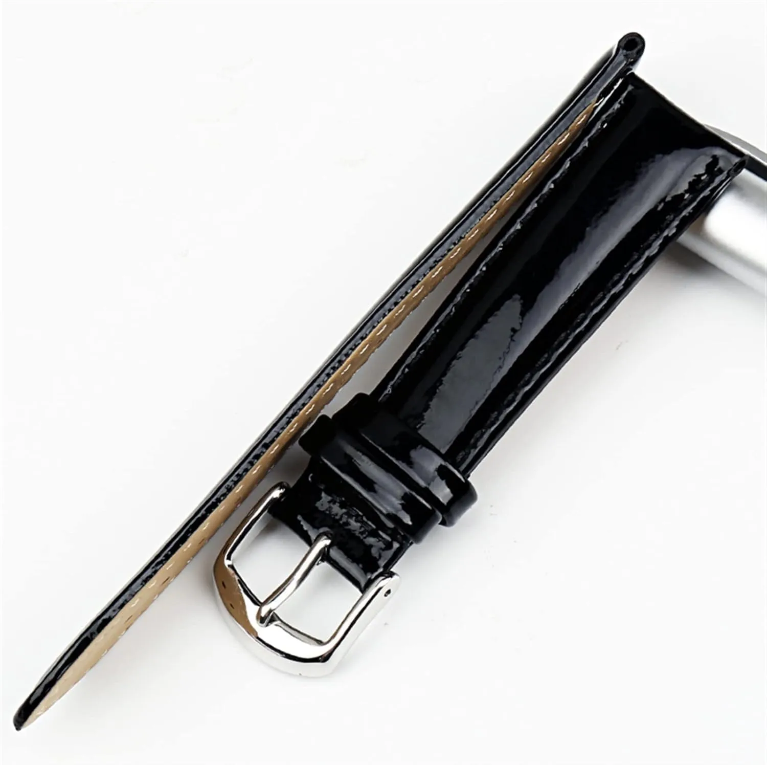 Black Patent classicism dynasty denounce Watch Accessories Strap Leather watchband Bracelet 