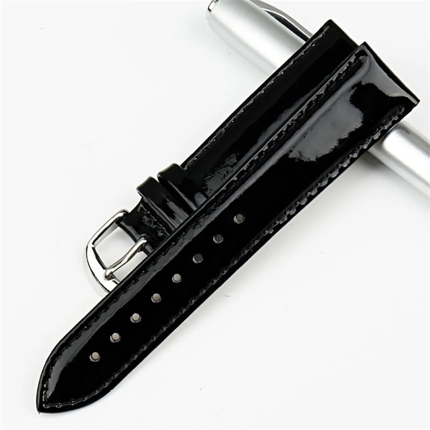 Black Patent classicism dynasty denounce Watch Accessories Strap Leather watchband Bracelet 