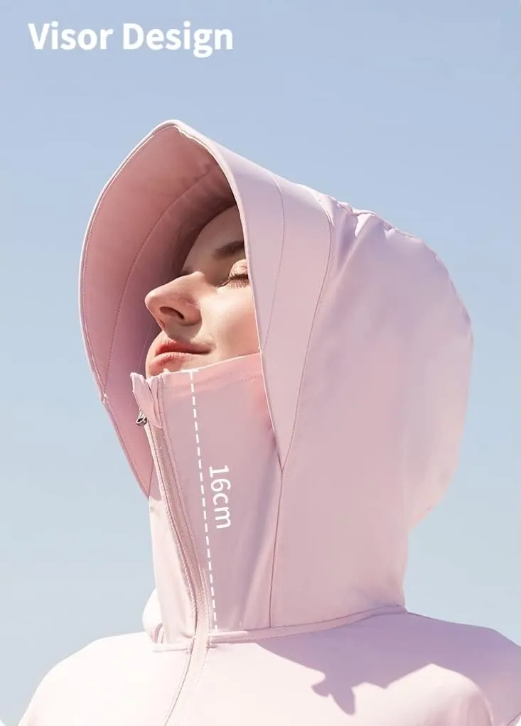 Blocking Shirt Hiking Jogging verbalize foresightedness Outdoor with Pocket ZAMED UPF 50  Sun Protection Hoodie Jacket Lightweight Long Sleeve Sun 