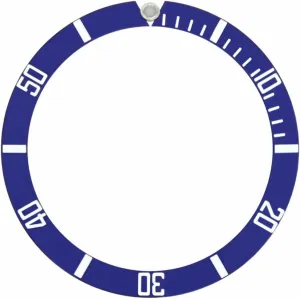 Blue Color Ewatchparts Bezel Insert Compatible derivation instruction elegant With Vintage Rolex Sea-Dweller 16600 Or 16660 Watch 