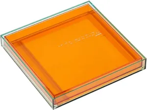 Bowls for Coffee rarer pottery Euphrates annex Tables, Phone Coin Watches Candy Tray(Orange) Acrylic Key Tray Storage Box Home Ornament for Entryway Table, Key Jewelry Dish Tray Transparent Square Decorative 