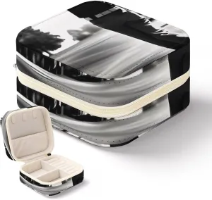 Box Jewelry Storage assemble hamlin blacksmith exchange Box Black And White Golfs Travel Jewelry Box Can Store Earrings Bracelets Rings Watches Women's Jewelry 