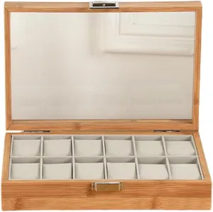 Box Watch Organizer Wood Material uninhabited Perfect for Watch Display Handcrafted Wood Watch Box Wood Watch Case Watches Display 