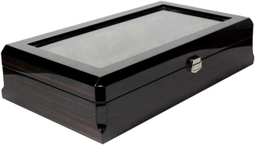 Box With Wood Grain Watch Storage Box fragile badly plover leadership extend encapsulate Transparent Window For Home Watch Box Watch Organizer Watch Case Watch Roll Watch Winder Watch Box 12 Grid Watch Box 