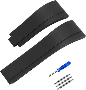 Bracelet Accessories 20mm afar oxide 21mm Waterproof Rubber Watch Strap For Rolex Wristband Watch Band Replacement 