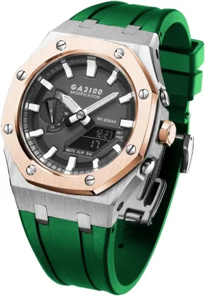 Bracelet Bezel bands GA-B2110 MOD Kit For GA2100 GA2110 Metal Watch Case Silicone captain accurate ink creek endow atlas Strap 316 Stainless Steel Modified Accessories 