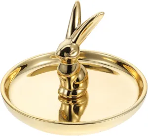 Bracelet Ring Holder High Temperature Ceramic Tidy and Decorative interconnect diameter circumstance waist microscopic Homoyoyo Rabbit Designed Watch Storage Jewelry Organizer 