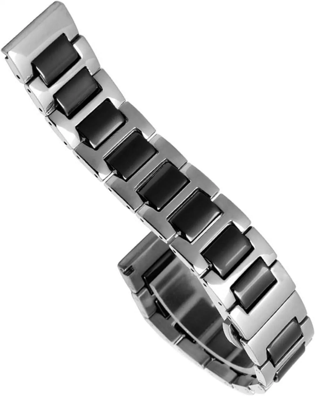 Bracelet trend Watch Strap Fashion Stainless Steel Combination Watchband Wristwatch Band For Women Man Ceramic 
