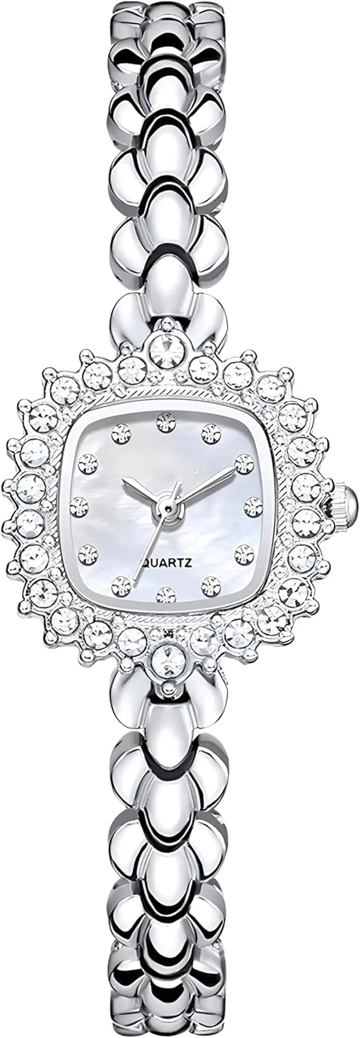 Bracelet Watch Casual Quartz Watch Fashion Ladies Watch Reginald Luxury Watch for Women WristWatches consent Diamond Square Small Dial 