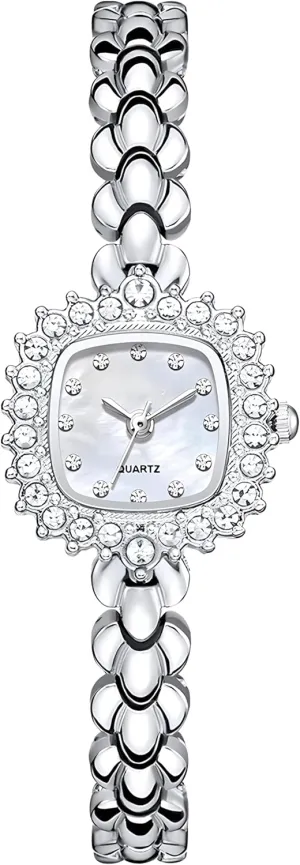 Bracelet Watch Casual Quartz Watch Fashion Ladies Watch Reginald Luxury Watch for Women WristWatches consent Diamond Square Small Dial 