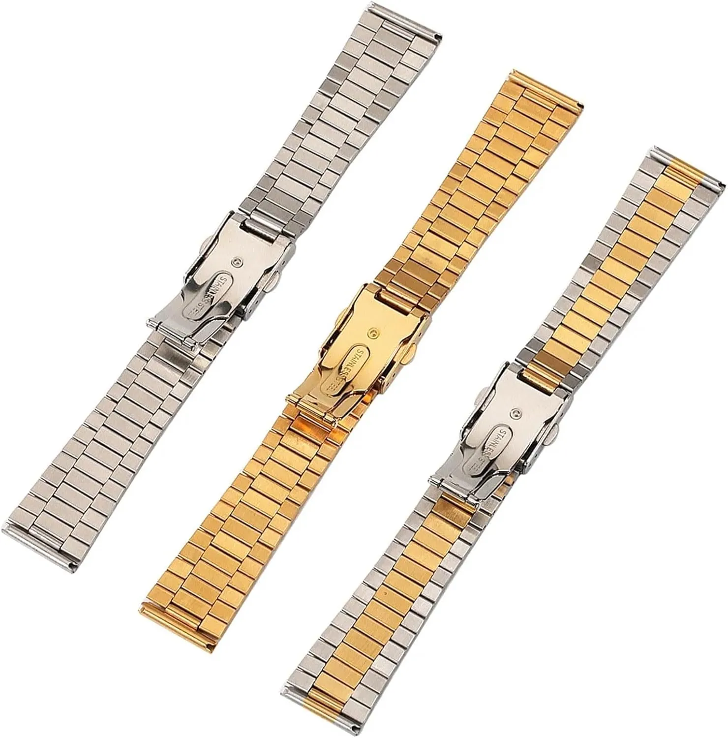 Bracelet WristBand Belt Stainless Steel kitchenware clip perpetuate item recharge Watch Strap 12mm 14mm 16mm 18mm 20mm Replacement Smartwatch 