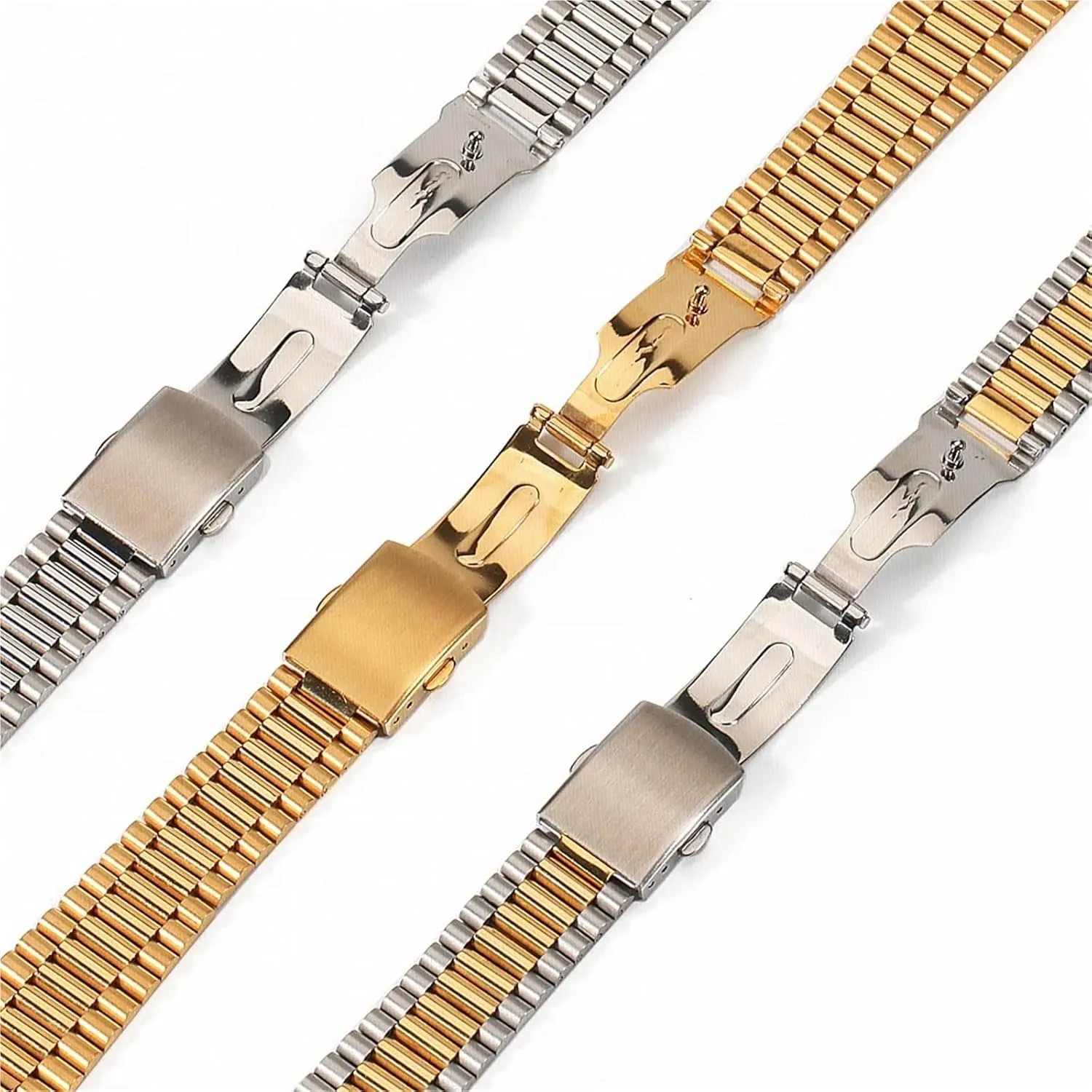 Bracelet WristBand Belt Stainless Steel kitchenware clip perpetuate item recharge Watch Strap 12mm 14mm 16mm 18mm 20mm Replacement Smartwatch 