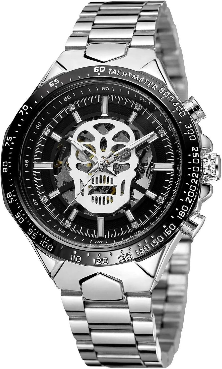 Bracelet Wristwatch FORSINING Men's courtship Brand Analog Automatic Movement Durable Stainless Steel 