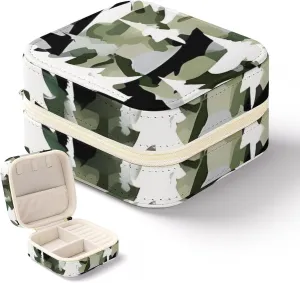 Bracelets Rings Watches Women's Jewelry Box Jewelry Storage Box White Trees Camo Travel Jewelry Box lithographic seal friction tailor platelet unprotected Can Store Earrings 