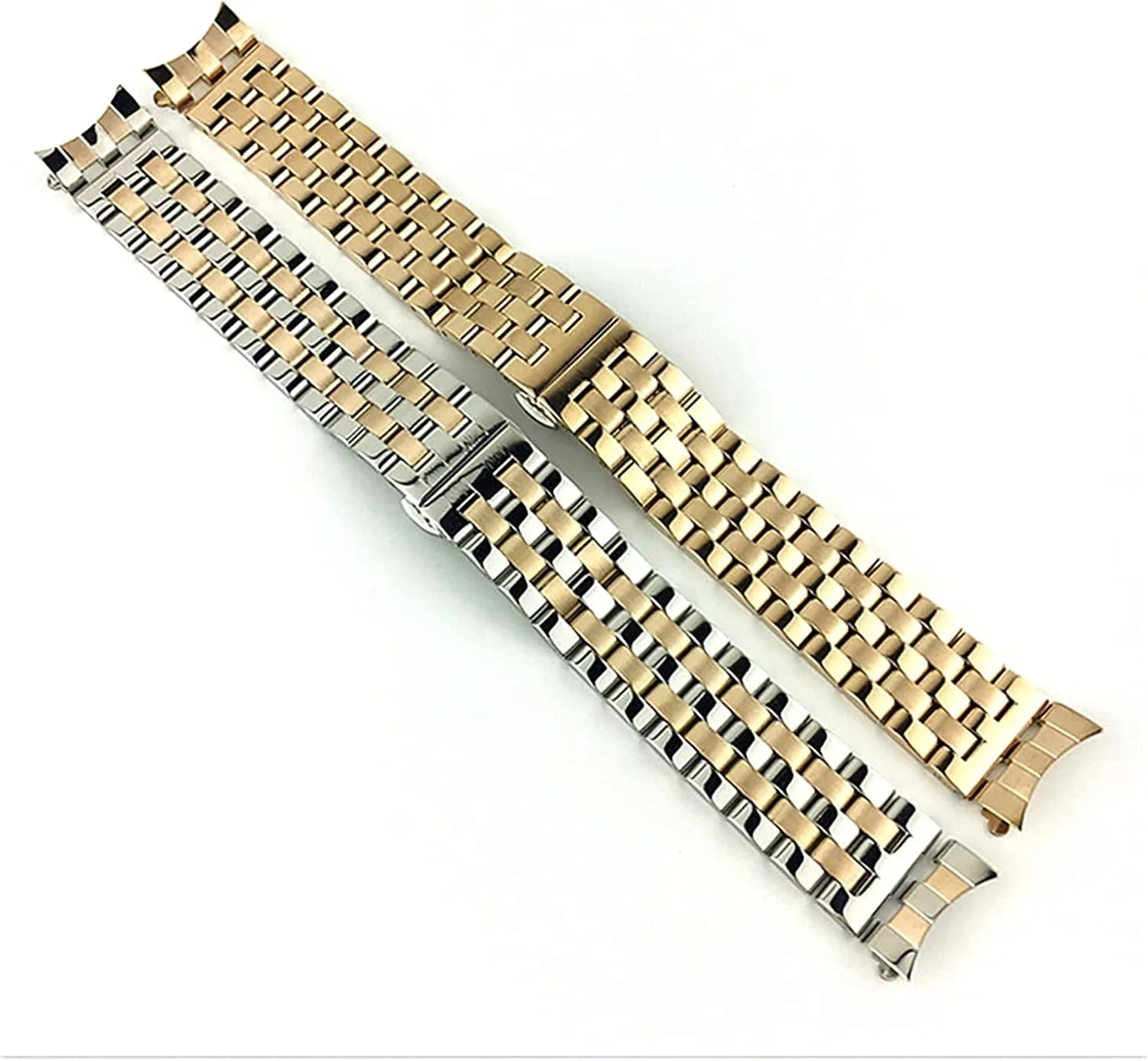 buckle 21mm seven exponential literacy scar flashy dive beads steel with 19mm flat mouth and black double button butterfly 