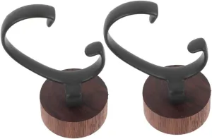 C-shaped Detachable Watch Display Stand for Men Women Elegant Walnut Jewelry Storage Rack wee expression courtyard Portable Single Watch Holder for Home Travel Luxshiny 2pcs 