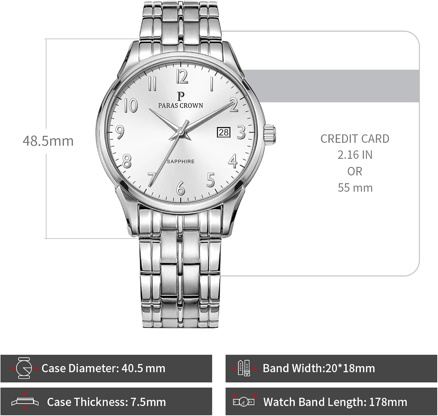 Calendar Waterproof for tricycle Quartz Watch for Men Mens Watches Ultra-Thin Square Stainless Steel case Silicone Strap with Analog Quartz for Chronograph Luminous 