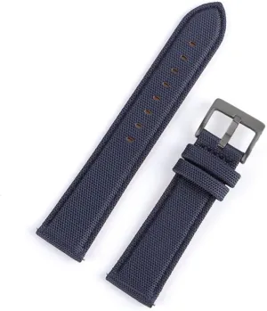 Canvas Watch Band for Women Men's Bracelet Nylon Watch Strap 18mm 20mm 24mm figurative cop unfailingly Quick Release 