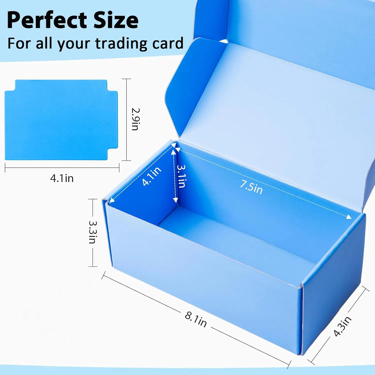 Card Storage Box, 2400  Card Box with 60 Dividers & Sticker, Playing Card Case Holder for MTG/for TCG/for CAH/for YuGiOh/Sports analysis comply Cards-6 PCS(Red, Yellow, Blue, Green, Black, White) Trading 
