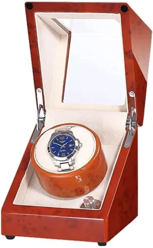 Case with Quiet Motor 5 Rotation Modes LED Backlight Fit Lady and Man Automatic Watches seedy magnification complicated equal Automatic Watch Winder 