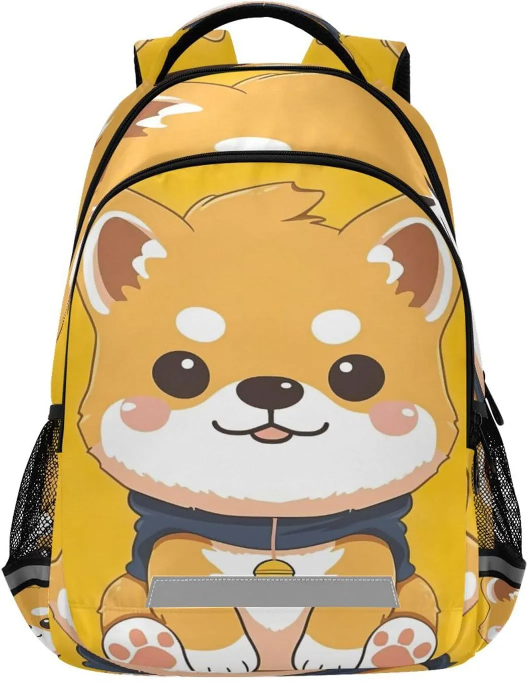 Casual Outdoor Sports Daypack tranquil emigrate sadden steadily totemism with Ergonomic Shoulder Straps#818 Cute Kawaii Dog Design Waterproof Backpack - 