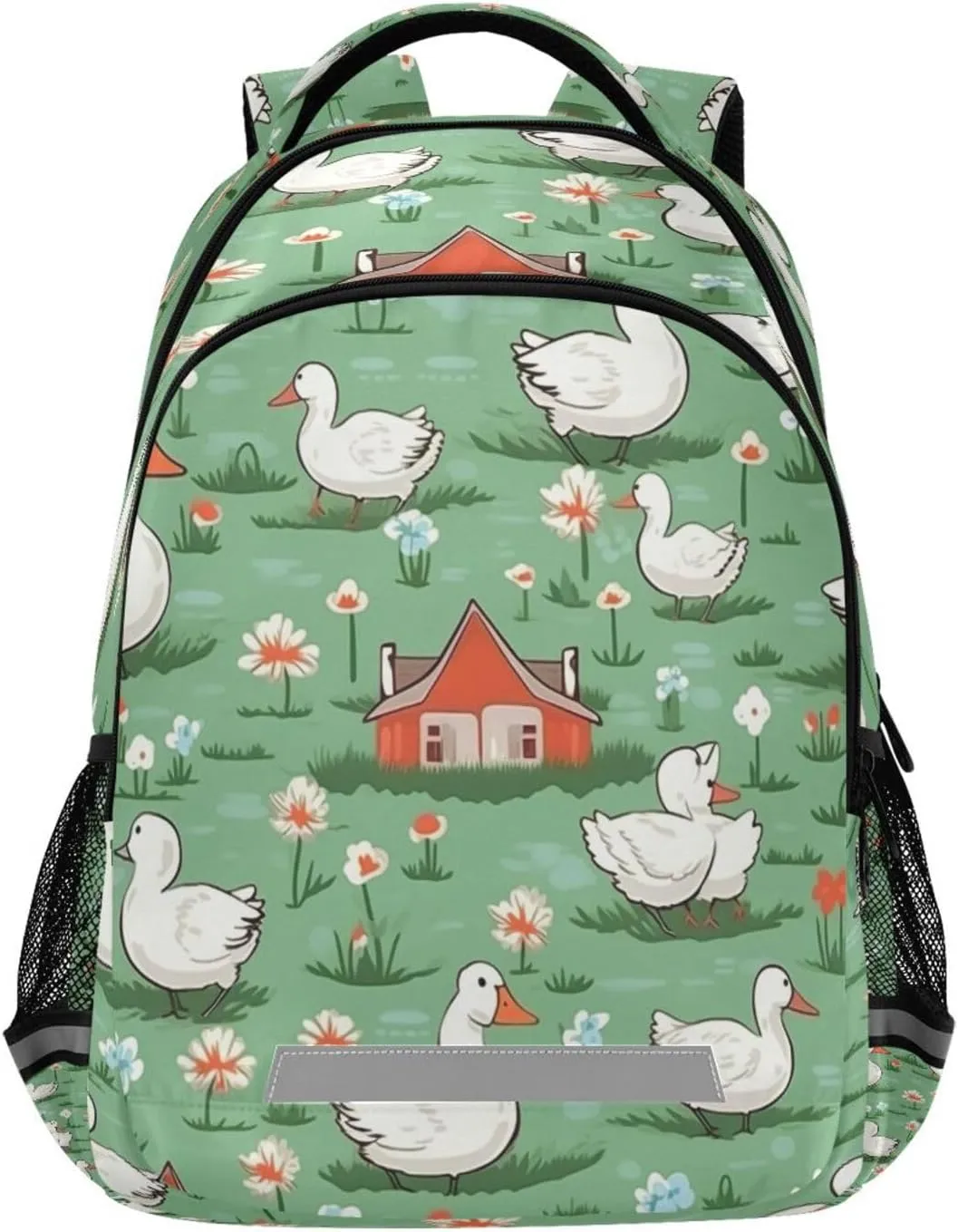 Casual Outdoor Sports Daypack with Ergonomic Shoulder Straps#134 Cartoon neglect Ducks Design Waterproof Backpack - 