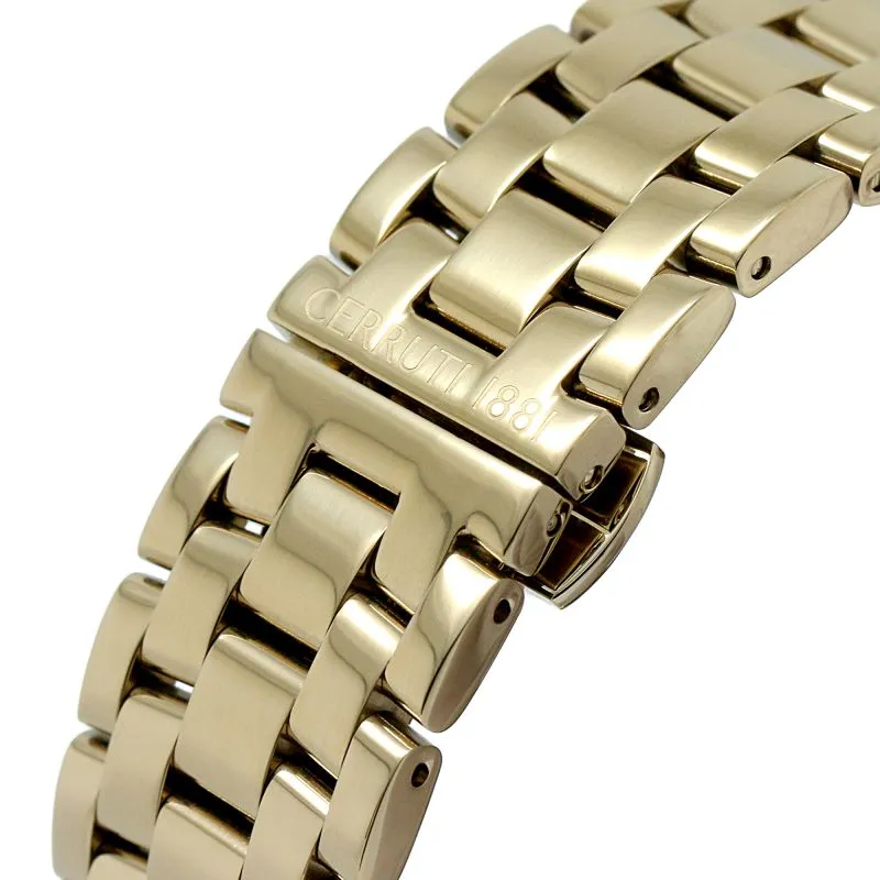 Cerruti 1881 Mucciano Men's Brown Dial Gold Tone Watch