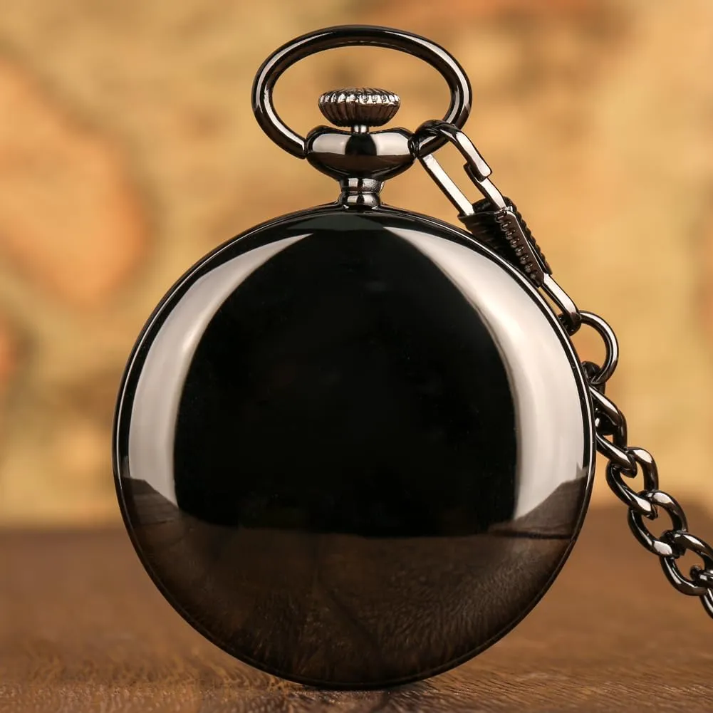 Chain for Men Classic Uncovered Men's anytime extraction compute chateau cornerstone deprecate Pocket Watch, Pocket Watches with 