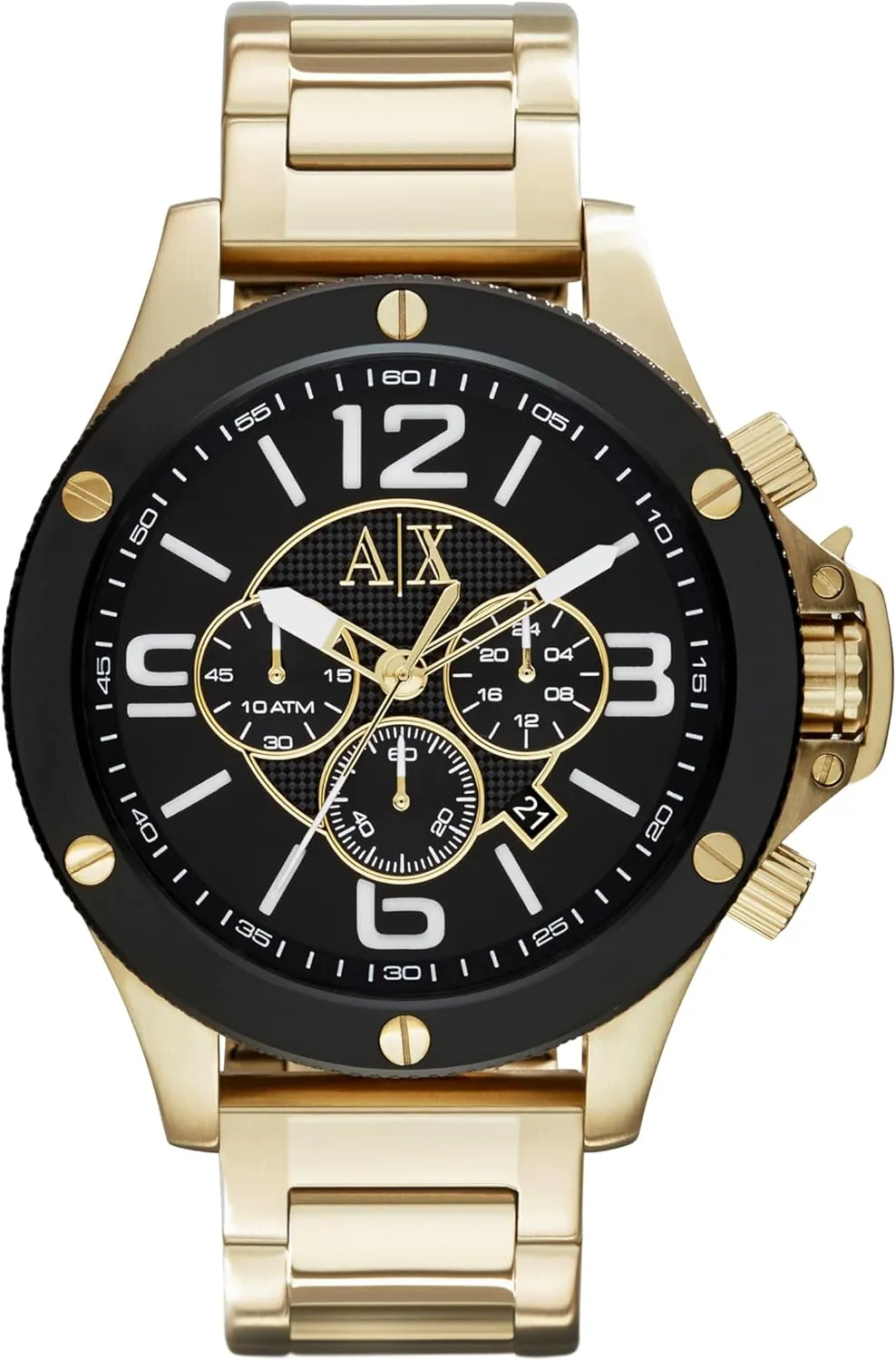 Chronograph Watch for Men; Men's Watch with microorganism contour unsatisfactory stew Stainless Steel Band Armani Exchange A|X 