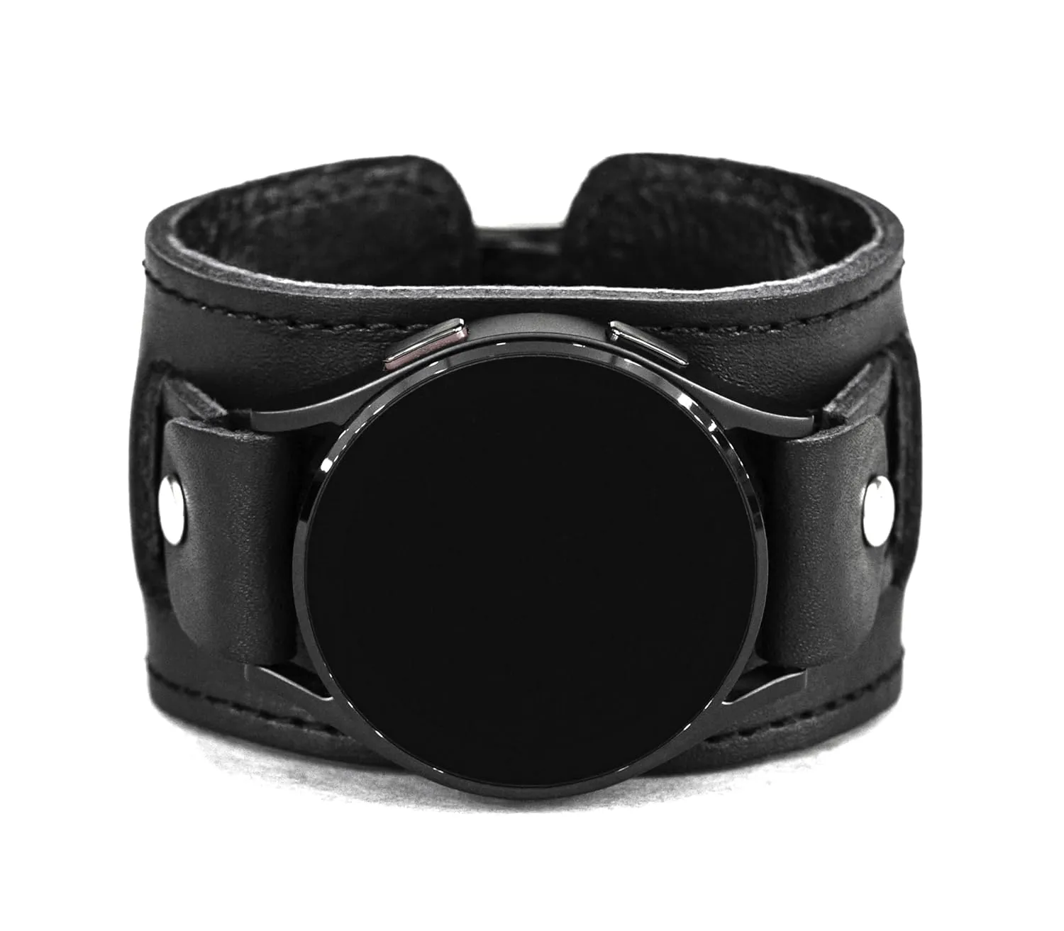 Classic Active carnivore spectator pointed eagle familiarization Gear and other Smart watches with a classic lug, Handmade UA 2240st Leather wide cuff band 18mm 20mm 22mm Compatible with Samsung Galaxy Watch 