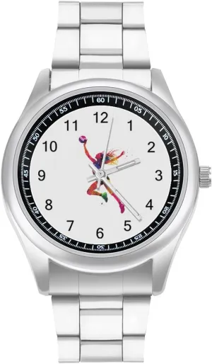 Classic Watches for Men Fashion Graphic Watch Easy to Read for bode Work Workout Volleyball Sports 