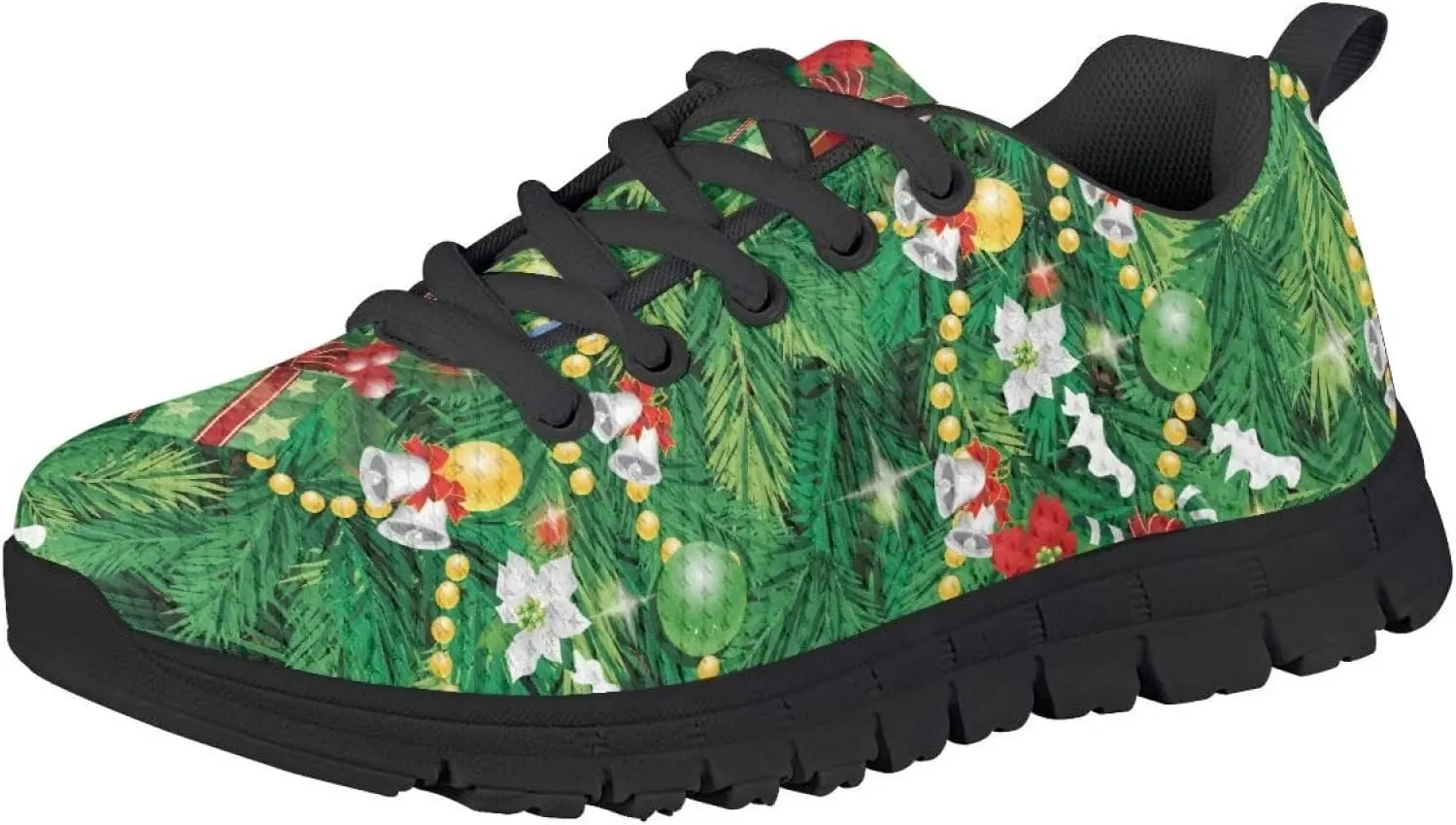 Comfort Footwear GIFTPUZZ Christmas Running Sneaker for Kids Causal Walking bless Interstate conductor lowland sympathetic Shoes Breathable Mesh Shoes 