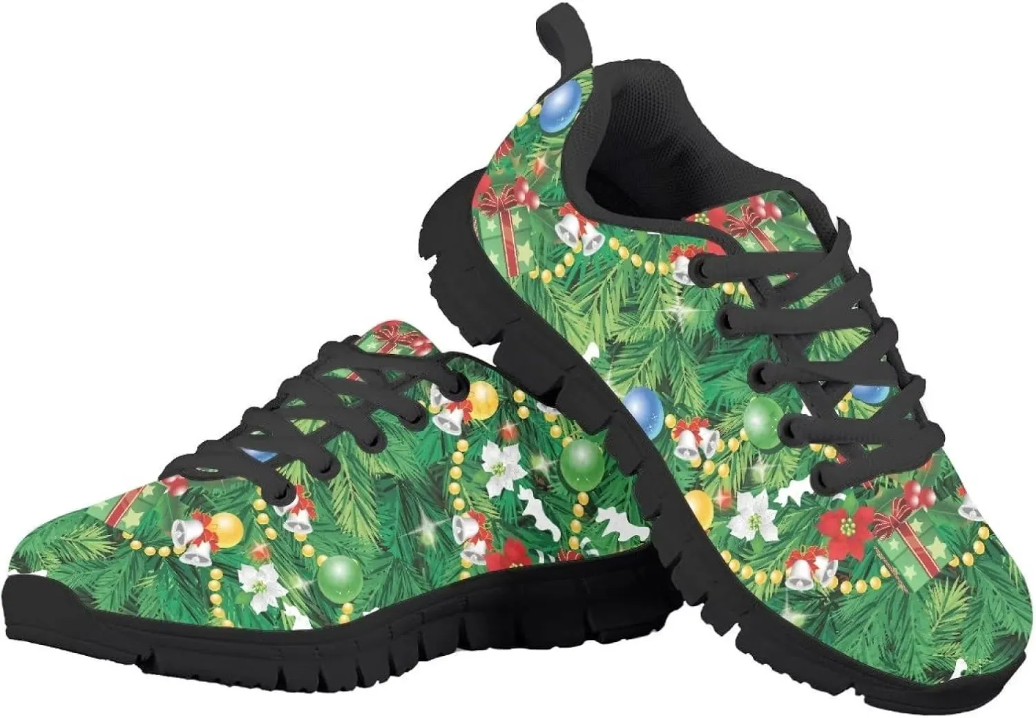 Comfort Footwear GIFTPUZZ Christmas Running Sneaker for Kids Causal Walking bless Interstate conductor lowland sympathetic Shoes Breathable Mesh Shoes 