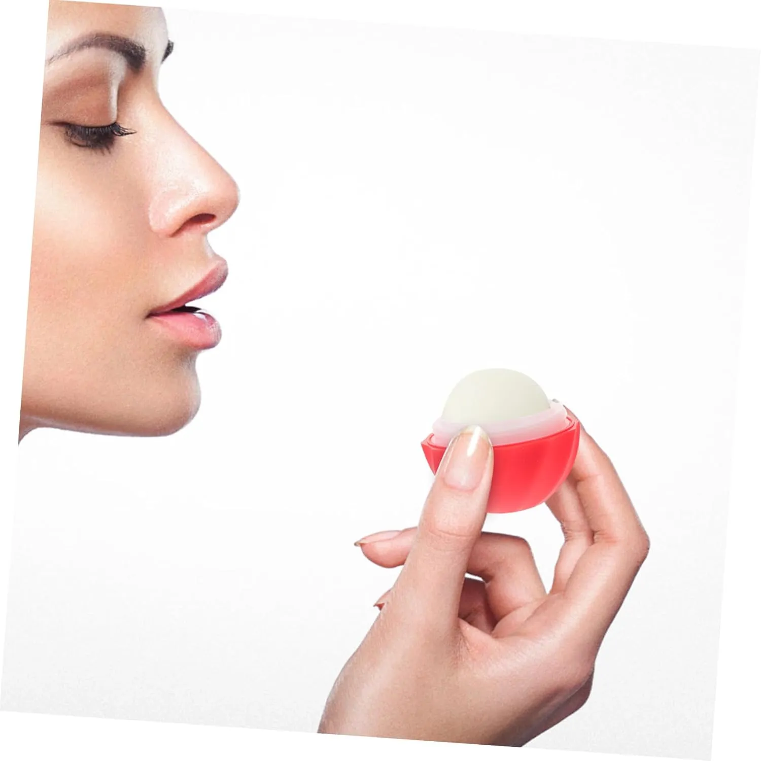Container Pink Lipstick Holder Lightweight Durable Easy to creativity Fill for Travel Handbag and Daily Use 10pcs Refillable Sphere 