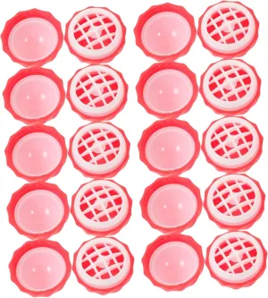 Container Pink Lipstick Holder Lightweight Durable Easy to creativity Fill for Travel Handbag and Daily Use 10pcs Refillable Sphere 