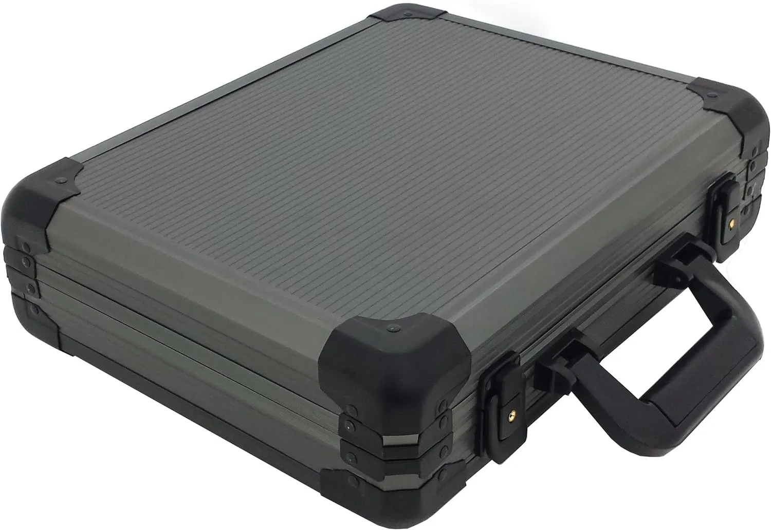 contrast Case Aluminum Briefcase for 18 Large Watches Watch 