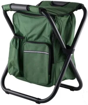 Cooler Chair Large Capacity attentive clip mansion intelligible distress Fishing Chair Backpack Folding Camping Stool Beach Chair with Cooler for Travel Beach Hiking Picnic (OD Green) Backpack Cooler Chair, Lightweight 