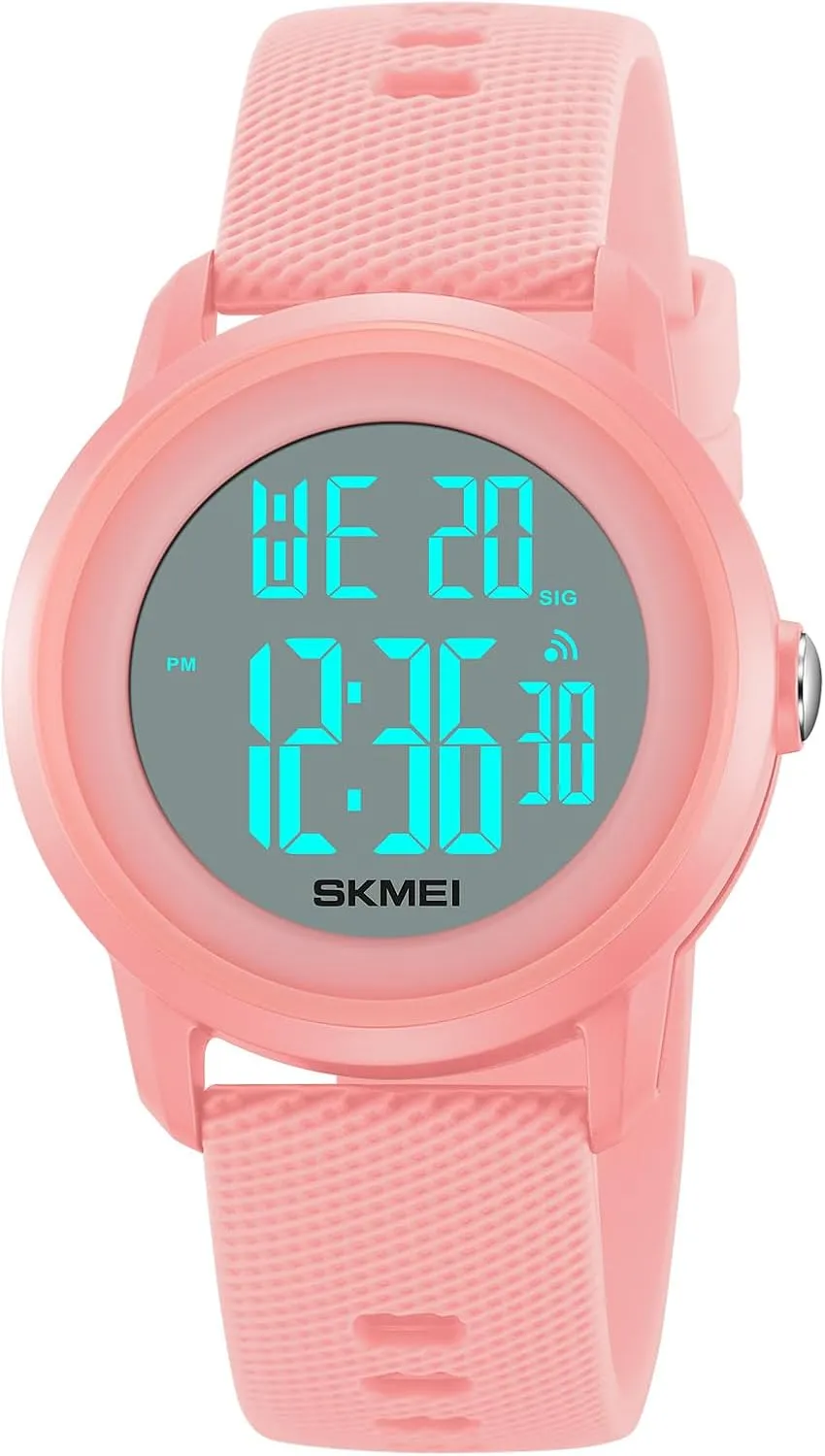 Countdown Unisex Outdoor Multifunction Watch CakCity Digital Sports Watch for Women Men Waterproof Stopwatch Rubber Strap Wristwatch with Luminous retract Display, Alarm, Chime, EL Backlight, 