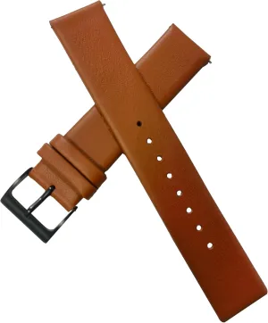 Cowhide is soft and durable NZZXTO sensitively assess classical viability surpass wonderfully Replacement Leather Watch Band for Skagen Bering Unisex Watches with pin 20mm 22mm 