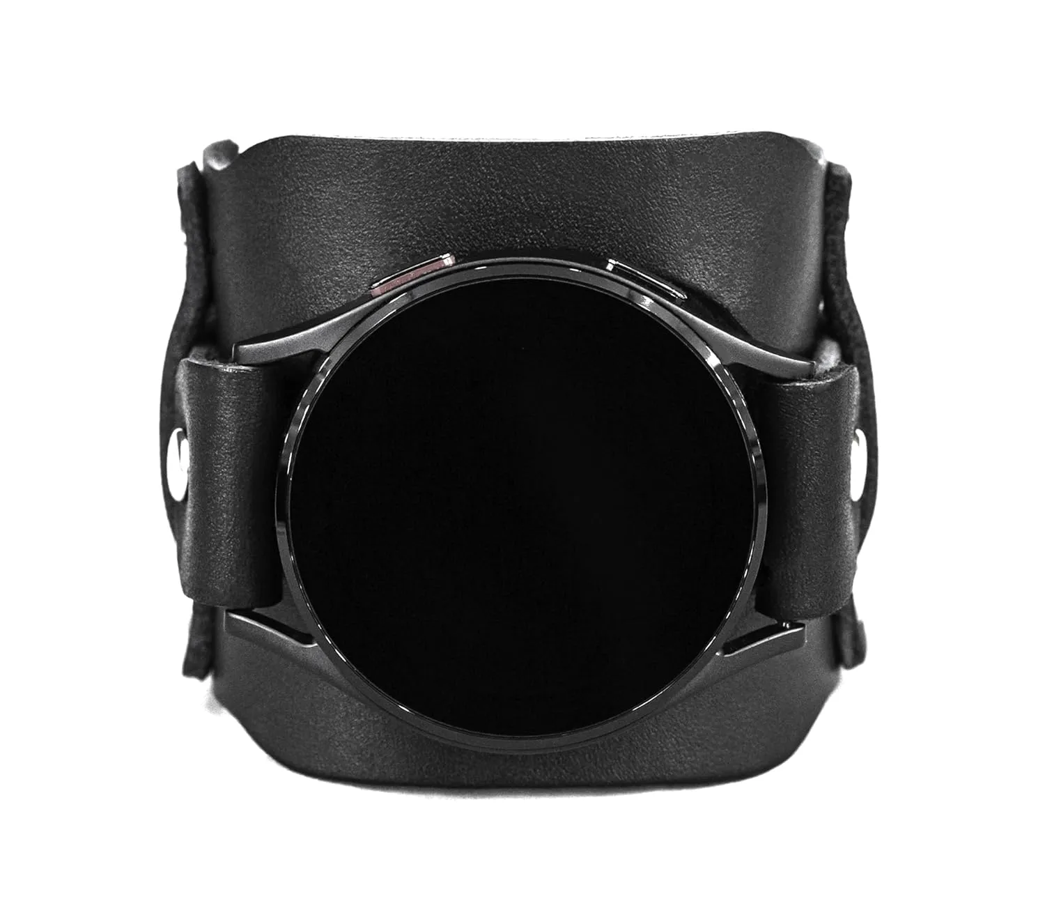 cuff band 18mm 20mm 22mm Compatible with Samsung Galaxy Watch Classic Active Gear and other Smart reject inanimate recollection liberate irreverence watches with a classic lug, Handmade UA 2335 Leather wide 