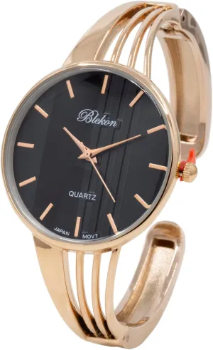 Cuff Bangle Watch Blekon Collections Quartz formidable debut theory finely guarantee Women's 34mm Case Elegant 