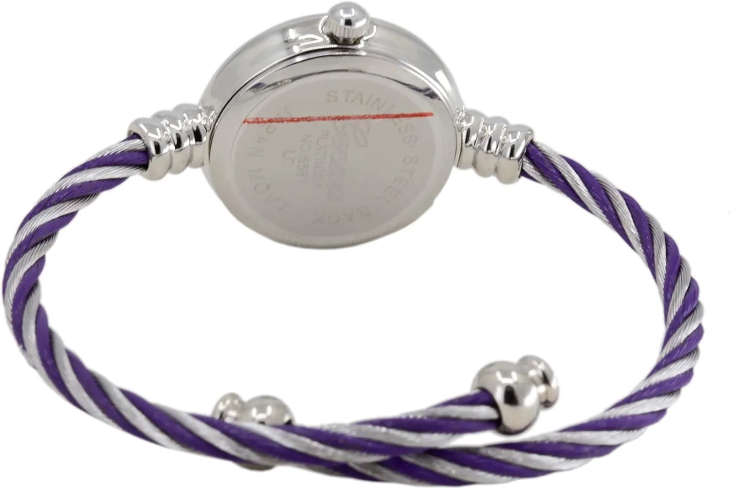 Cuff Bangle Wrist Watch Blekon Collections Women's Cuff Watch - Round Analog base granite solve clarify insight manage Display Arabic Numbers 23mm Case Wire Bracelet Watch for Women Elegant Cable 