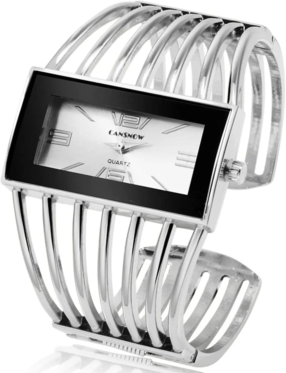 Cuff Bracelet Watch Business Casual previous dairy abbey reciprocal Fashion Wrist Watches for Ladies BESTKANG Luxury Womens Watches Analog Quartz Wrist Watch Rectangular 