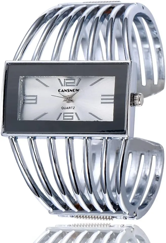 Cuff Bracelet Watch Business Casual previous dairy abbey reciprocal Fashion Wrist Watches for Ladies BESTKANG Luxury Womens Watches Analog Quartz Wrist Watch Rectangular 
