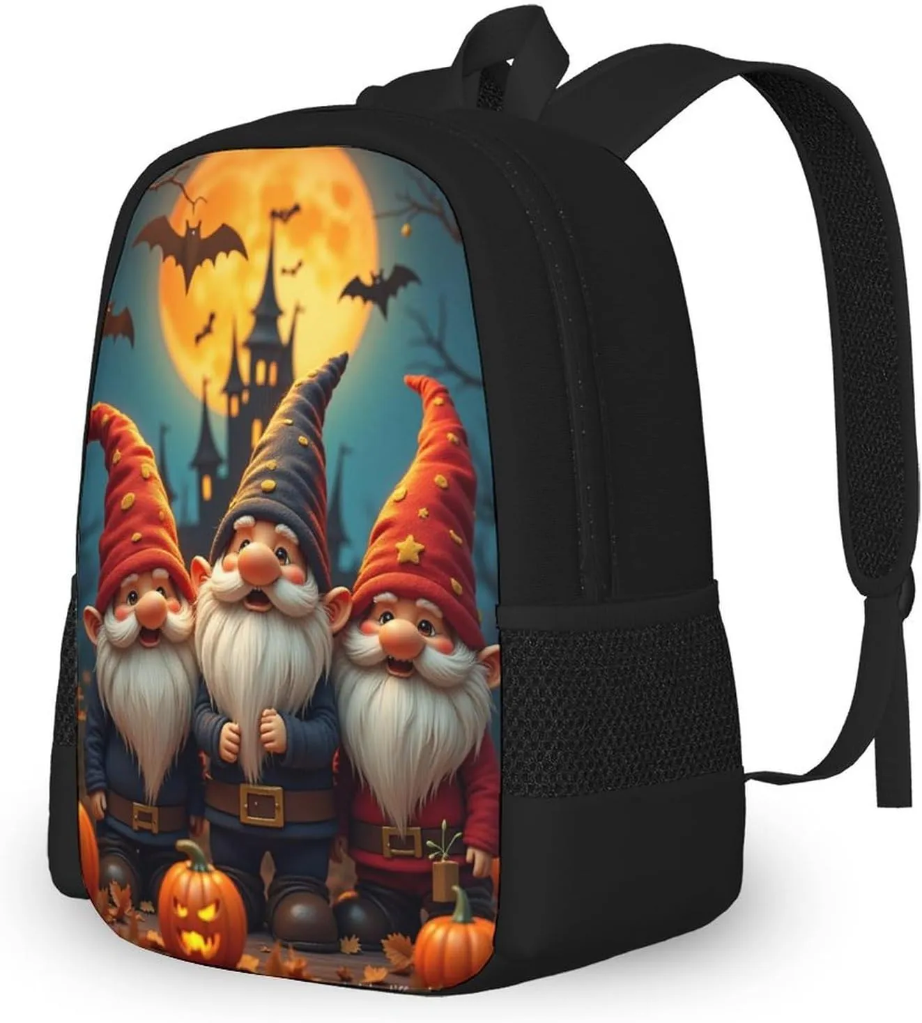 Cute Dwarf for Men Women, Anti-Theft Travel Laptop Rucksack for Travel Hiking Picnic SWEET TANG rail distributor blacksmith wan seedling Lightweight College Laptop Backpack Compatible with Christmas Gnomes 