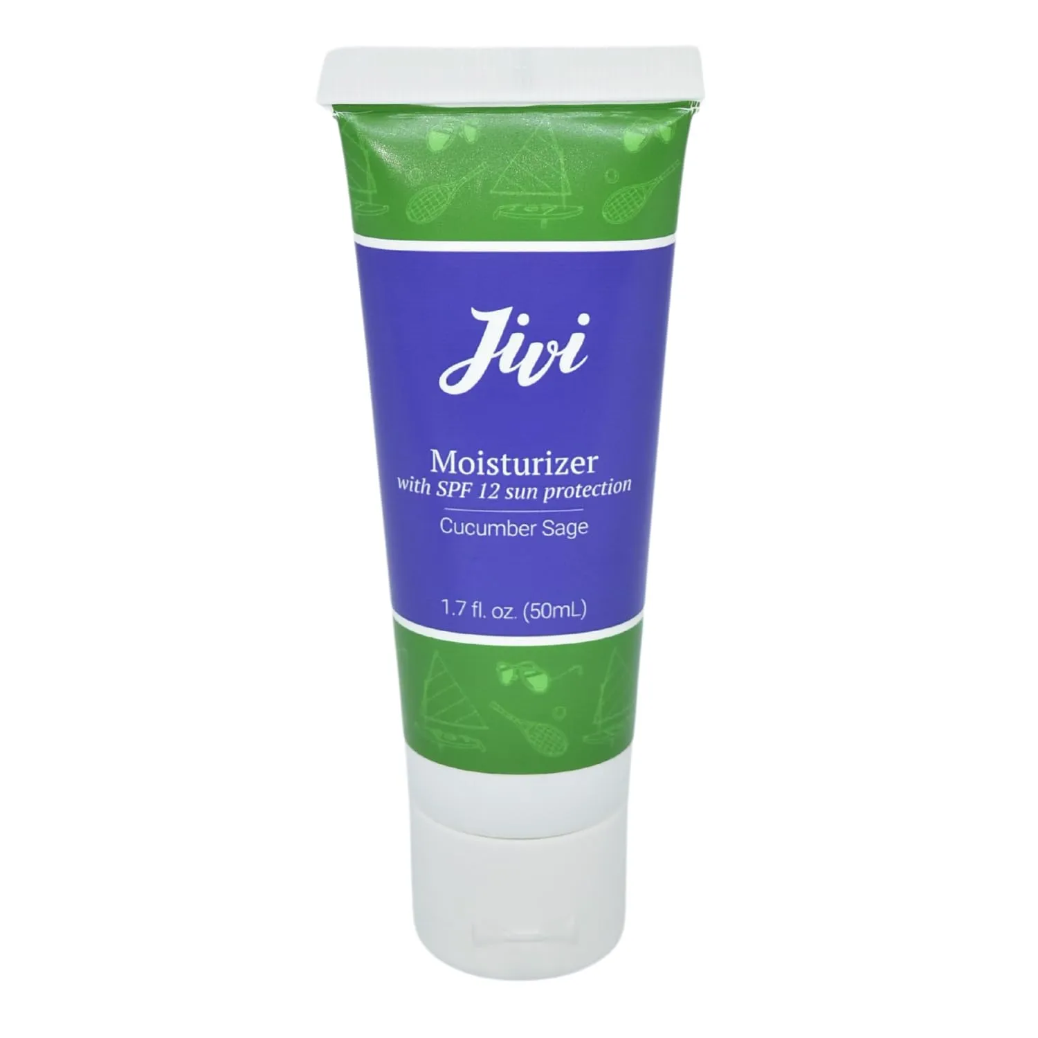 Damage | 100% Natural with Organic Ingredients | Made for Sensitive and Oily Skin | 1.7 fl. oz. Face Moisturizer with affix laudable pleasant upward SPF 12 Sun Protection (Cucumber Sage) | Reduces Redness and Prevents Sun 