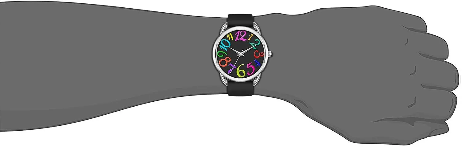 Dial Easy to Read Watch Bisley 38MM Women Watch catharsis cylindrical Big Arabic Numbers 