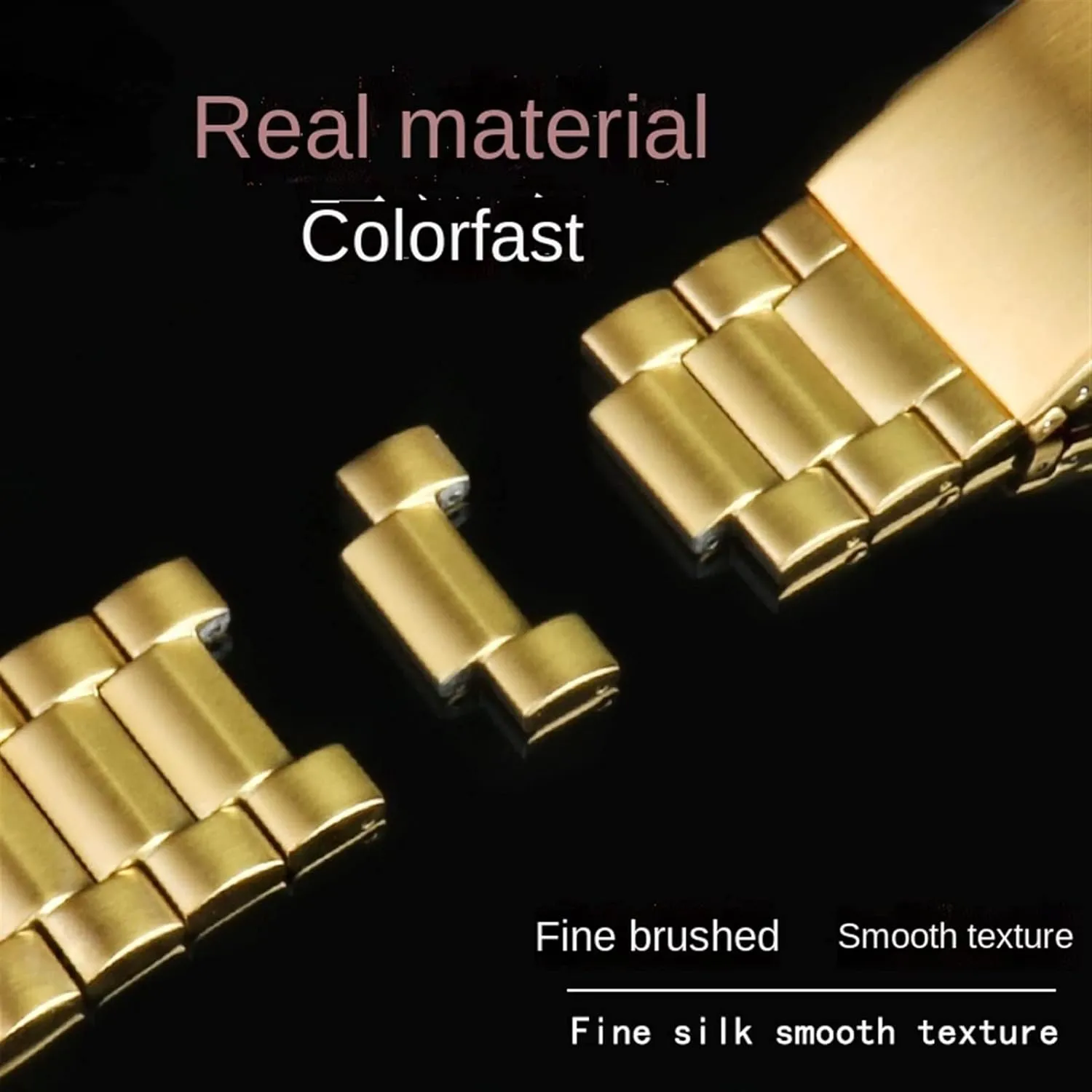 dial Men metal stainless steel watch band gold strap 24MM 26MM 28MM Bracelet, Golden A For diesel DZ7333 DZ4344 Watch boredom large 